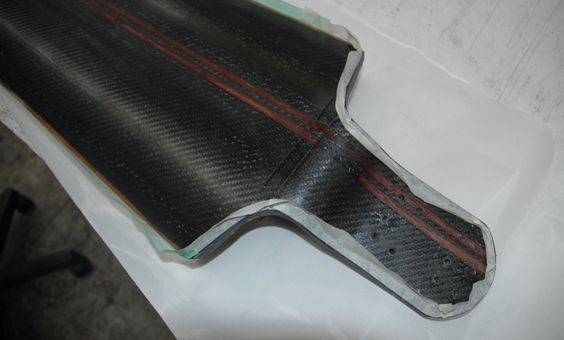 Thread: Carbon prepreg woven in 3 dimensions around Balsa cores!